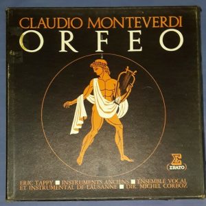 Claudio Monteverdi – Orfeo Eric Tappy Erato STU 70440/1/2 3 LP Box EX