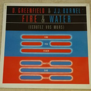 D. Greenfield & J.J. Burnel ‎– Fire & Water (Ecoutez Vos Murs) LP New Wave EX