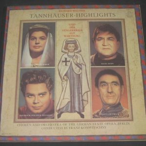 DIESKAU / KONWITSCHNY – WAGNER TANNHAUDER HIGHLIGHTS lp  Angel 35685 Blue