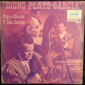 DIGNO GARCIA Y Sus Carios – Digno Plays Garcia LP Rare Harp Music Israel press