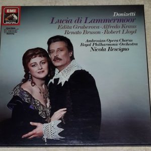 Donizetti ‎– Lucia Di Lammermoor Nicola Rescigno  EMI HMV ‎3 LP Box EX