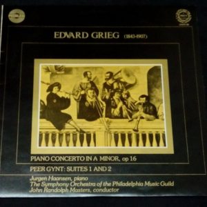 Edvard Grieg Piano Concerto  Peer Gynt  Masters Haansen Peerless ORPS 96 lp EX