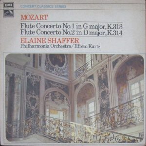 Elaine Shaffer – Mozart Flute Concerto , Efrem Kurtz . HMV EMI lp