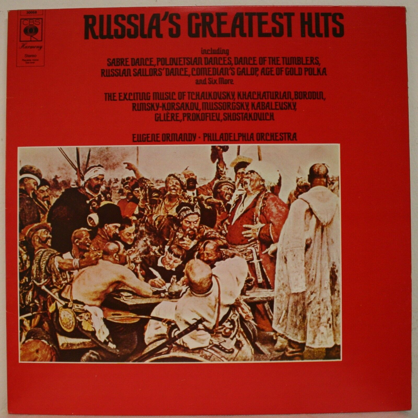 Eugene Ormandy & The Philadelphia Orchestra – Russia’s Greatest Hits LP CBS