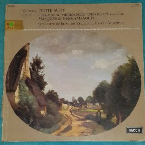 Faure , Debussy ,  Ansermet  Decca 7017 LP