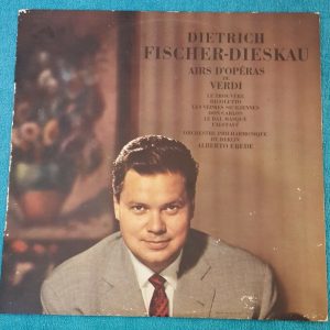 Fischer-Dieskau , Verdi ‎- Airs D’Operas  Alberto Erede HMV FALP 589 LP