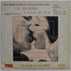 Francis Lai – Un Homme Et Une Femme LP 12″ record Rare Uruguay pressing ANTAR