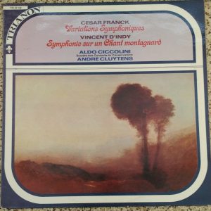 Franck – Variations Symphoniques d’Indy Cluytens Ciccolini EMI Trianon lp EX