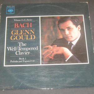 GLENN GOULD Bach Well-Tempered Clavier CBS 72337 LP