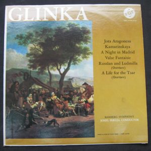 GLINKA – POPULAR WORKS – BAMBERG SYMPHONY – JONEL PERLEA Vox lp 1958