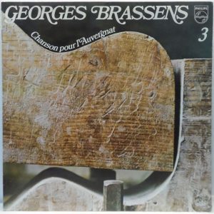 Georges Brassens ‎- 3 – Chanson Pour L’Auvergnat LP France French Chanson GAT