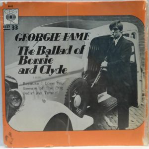 Georgie Fame – The Ballad of Bonnie & Clyde 7″ EP RARE ISRAEL PRESS DIFF COVER