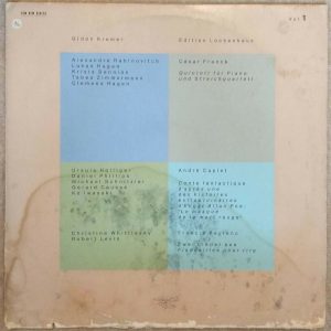 Gidon Kremer – Edition Lockenhaus Vol. 1 & 2 –  2LP ECM Classical Modern 1986