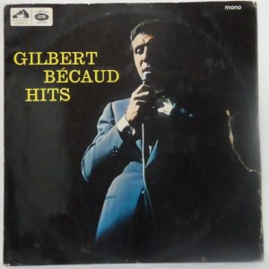 Gilbert Becaud – Hits LP Israel Israeli pressing french pop HMV MONO laminated