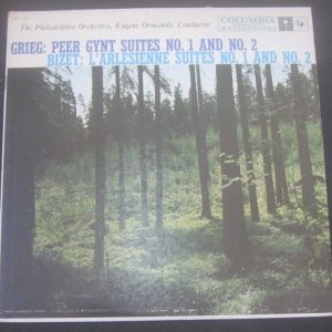 Grieg Peer Gynt Bizet L’Arlesienne Ormandy Columbia 6 Eye ML 5035 USA LP EX