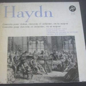 HAYDN – VIOLIN HARPSICHORD CONCERTOS BARCHET ELSNER Reinhard VOX PL 11130 LP