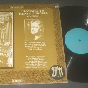 HOMAGE TO HENRY PURCELL VANGUARD VSL 11032 LP RX