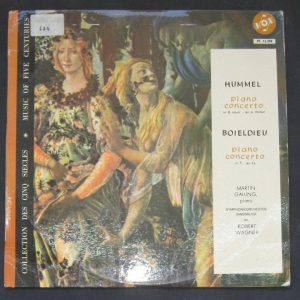 HUMMEL / BOIELDIEU – PIANO CONCERTO MARTIN GALLING , ROBERT WAGNER  VOX lp 1962