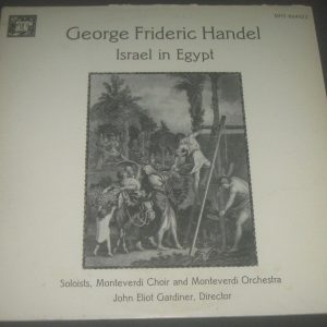 Handel  Israel In Egypt Eliot Gardiner MHS 824273 2 LP EX