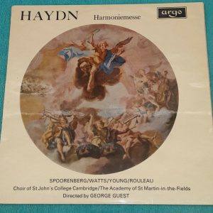 Haydn – Harmoniemesse  George Guest  Argo  ZRG 515 LP EX