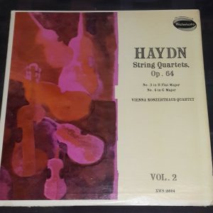 Haydn Quartet Nos. 3 / 4  Vienna Konzerthaus Quartet  Westminster XWN 18604 LP