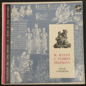 Haydn Stamitz Telemann Flute Concertos Wanausek – Heiller Vox DL 810 lp EX 1961