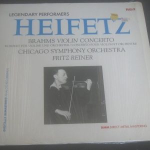 Heifetz : Brahms – Violin Concerto Fritz Reiner RCA Gold Seal – GL84909 LP
