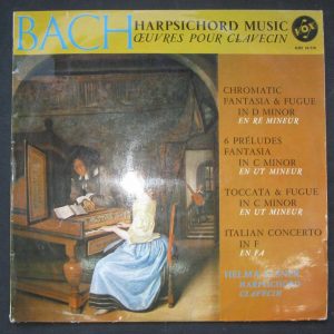 Helma Elsner / Bach Harpsichord Music Vox lp 1960