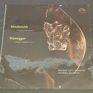 Hindemith Honegger Prague City / Dvorak  Quartet  ‎Supraphon SUA 10449 lp 1963