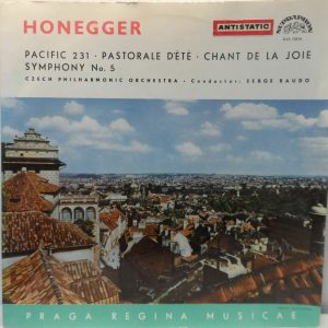 Honegger – Pacific 231 / Pastorale D’Été LP Czech Philharmonic / Baudo Supraphon