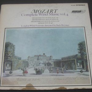 JACK BRYMER / Mozart Complete Wind Music Vol. 4 .  LONDON FFrr CS 6349 lp