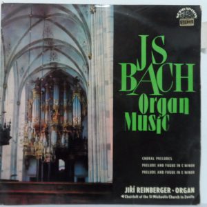 J.S. Bach – Organ Music Jiri Reinberger LP 1965 Supraphon SUA ST 50489 Classical