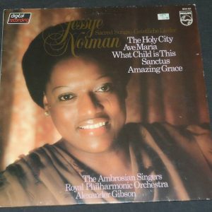 Jessye Norman  ‎– Sacred Songs Alexander Gibson  Philips 6514 151 LP EX