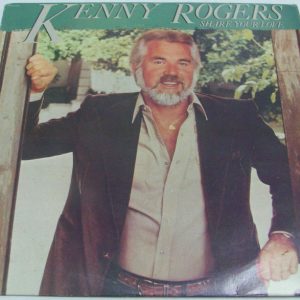 KENNY ROGERS – Share Your Love LP Israel Israeli press Lionel Richie 1981