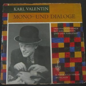 Karl Valentin Mono und Dialoge / Liesl Karlstadt Dialogue , Comedy lp