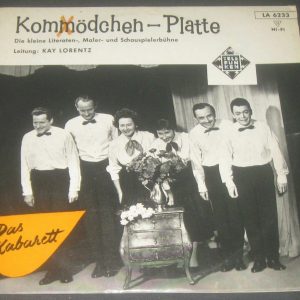 Kommödchen-Platte Kay Lorentz Telefunken LA 6233 10″ LP Germany  cabaret