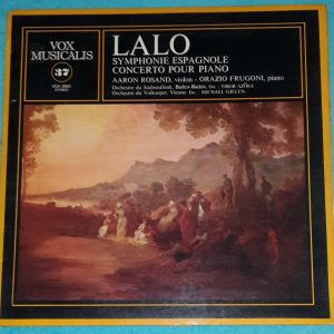 Lalo – Symphonie Espagnole Piano Concerto  Gielen Szoke Frugoni Rosand  VOX LP