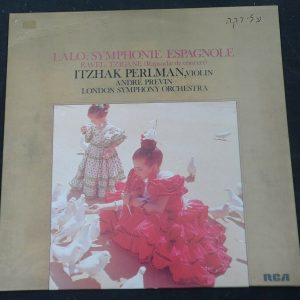 Lalo – Symphonie Espagnole Ravel – Tzigane . Previn Perlman RCA Gold GL 11329 lp