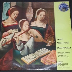 Lasso , Monteverdi ‎- Madrigals Venhoda Supraphon SUA ST 50434 lp EX