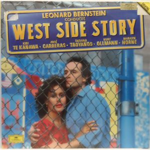 Leonard Bernstein Conducts West Side Story 2LP 1985 DGG Kiri Te Kanawa Musical