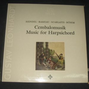 Leonhardt – Music for Harpsichord Boehm Handel Telefunken lp Baroque