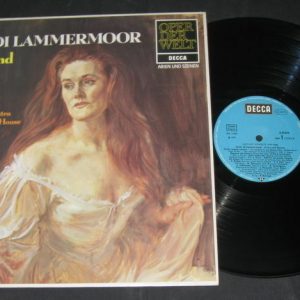 Lucia Di Lammermoor Arias And Scenes Sutherland Pavarotti Bonynge Decca lp