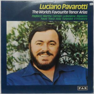 Luciano Pavarotti – Favourite Tenor Arias LP Pagliacci Martha Carmen La Boheme