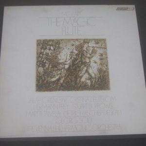 MOZART The Magic Flute Fischer-Dieskau / Solti London OSA 1397 3 LP Box EX