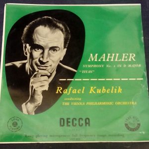 Mahler Symphony No. 1 Kubelik Decca LXT 2973 50’s LP