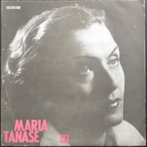 Maria Tănase – Din Cîntecele Mariei Tănase (III) LP Romania Folk Electrecord