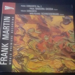 Martin Piano / Violin Concertos Badura-Skoda Schneiderhan VOX Candide LP EX