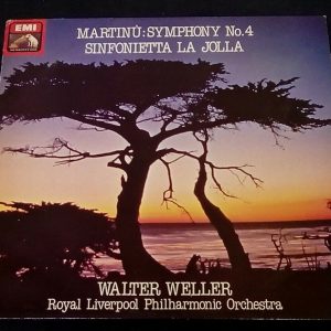 Martinu Symphony No. 4 / Sinfonietta La Jolla Weller HMV EMI ASD 3888 lp EX
