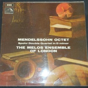 Mendelssohn – Octet / Double Quartet Melos Ensemble HMV EMI HQS 1188 lp EX