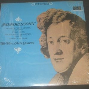 Mendelssohn Quartets / Capriccio Fine Arts Quartet Concert-Disc CS 260 LP EX